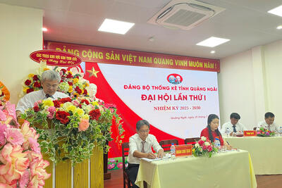 Đại hội Đảng bộ Thống kê tỉnh Quảng Ngãi lần thứ I, nhiệm kỳ 2025-2030