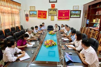 Chi cục Thống kê Quảng Ngãi và Kon Tum họp bàn một số nội dung liên quan đến công tác sáp nhập hai Chi cục