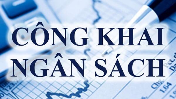 Công bố công khai quyết toán ngân sách năm 2023