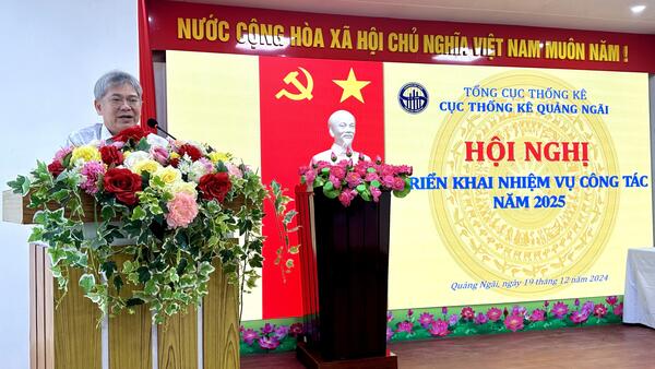 Cục Thống kê tỉnh Quảng Ngãi tổ chức Hội nghị triển khai kế hoạch công tác năm 2025