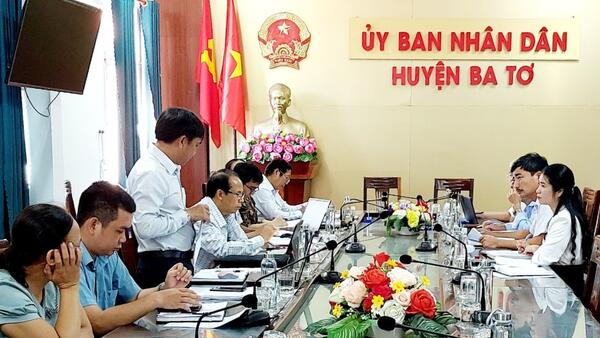 Công bố quyết định kiểm tra việc sử dụng số liệu, thông tin thống kê nhà nước đối với Ủy ban nhân dân huyện Ba Tơ