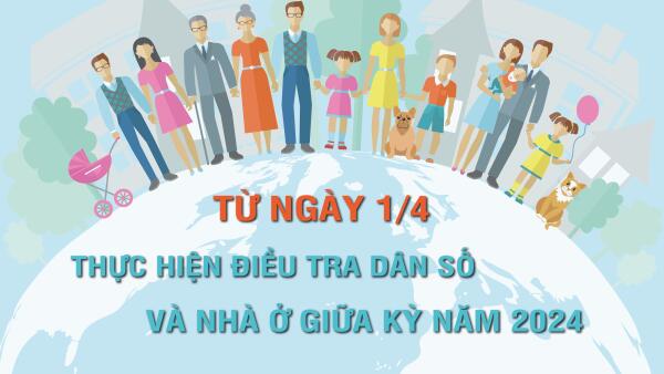 Một số điểm mới của Điều tra Dân số và nhà ở giữa kỳ năm 2024