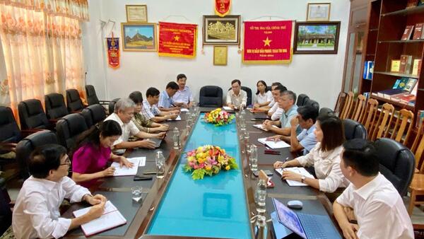 Chi cục Thống kê Quảng Ngãi và Kon Tum họp bàn một số nội dung liên quan đến công tác sáp nhập hai Chi cục